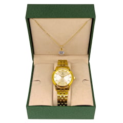Relógio Feminino Tuguir Dourado TG35130 Relógio Feminino Tuguir Dourado TG35130