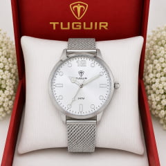 Relógio Feminino Tuguir Prata TG30374