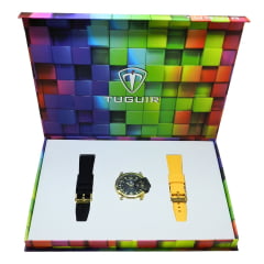 Relógio Masculino 2 Pulseiras Tuguir TG35133