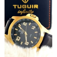 Relógio Masculino Cronógrafo em Couro - TGI37105 Relógio Masculino Cronógrafo em Couro - TGI37105