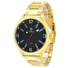 Relógio Masculino Dourado Tuguir TG30071