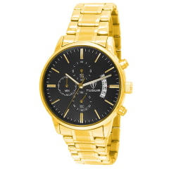 Relógio Masculino Dourado Tuguir TG30281