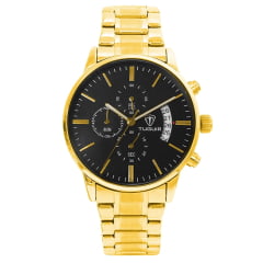 Relógio Masculino Dourado Tuguir TG30281