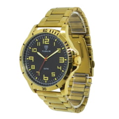 Relógio Masculino Dourado Tuguir TG30354
