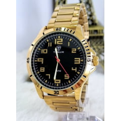 Relógio Masculino Dourado Tuguir TG30354 Relógio Masculino Dourado Tuguir TG30354