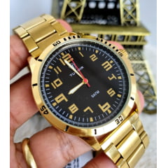Relógio Masculino Dourado Tuguir TG30354 Relógio Masculino Dourado Tuguir TG30354