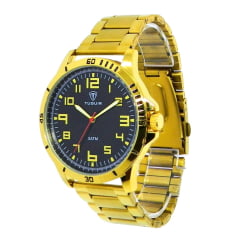 Relógio Masculino Dourado Tuguir TG30354 Relógio Masculino Dourado Tuguir TG30354
