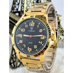 Relógio Masculino Dourado Tuguir TG30354