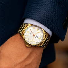 Relógio Masculino Dourado Tuguir TG30355 Relógio Masculino Dourado Tuguir TG30355