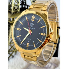Relógio Masculino Dourado Tuguir TG30360 Relógio Masculino Dourado Tuguir TG30360