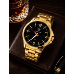 Relógio Masculino Dourado Tuguir TG30360 Relógio Masculino Dourado Tuguir TG30360