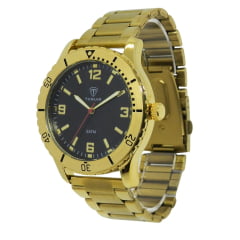 Relógio Masculino Dourado Tuguir TG30365