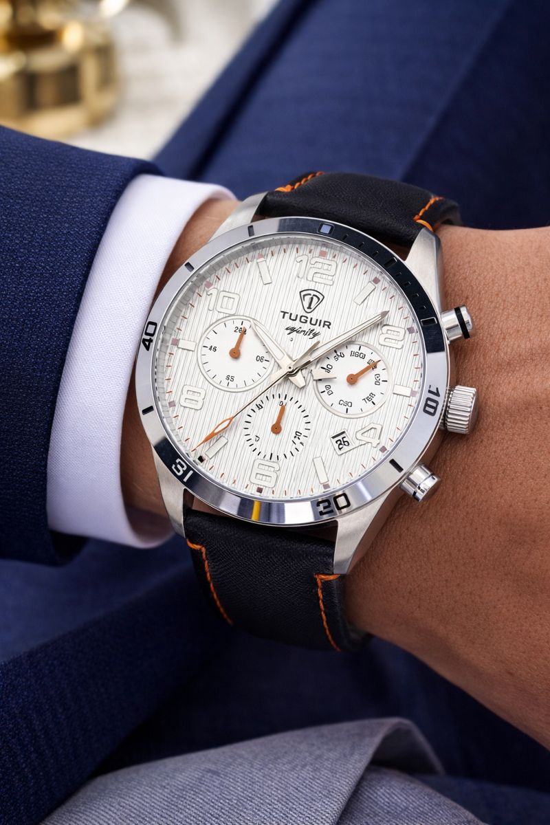 Relógio Masculino em Aço Tuguir Infinity TGI37061 Relógio Masculino em Aço Tuguir Infinity TGI37061