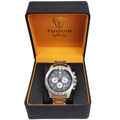 Relógio Masculino infinity Aço Cronógrafo TGI37086
