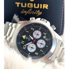 Relógio Masculino infinity Aço Cronógrafo TGI37086