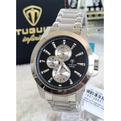 Relógio 100% Aço Inox Multifunção Tuguir TGI37081