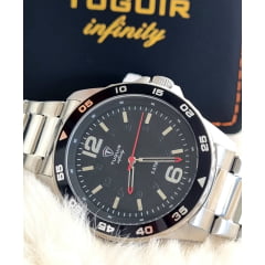 Relógio Masculino Prata todo em aço TGI37077