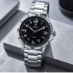 Relógio Masculino Prata Tuguir TG30353 Relógio Masculino Prata Tuguir TG30353