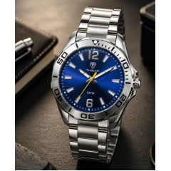 Relógio Masculino Prata Tuguir TG30361