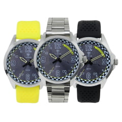 Relógio Masculino Prata Tuguir TG3513