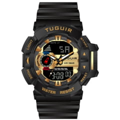 Relógio Masculino Preto Tuguir AnaDigi TG30306