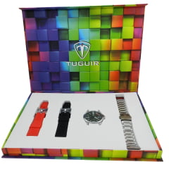 Relógio Masculino Silicone Tuguir TG35136 Relógio Masculino Silicone Tuguir TG35136