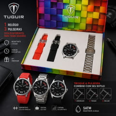 Relógio Masculino Silicone Tuguir TG35136