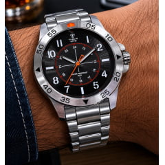Relógio Masculino Tuguir 100% aço inox TGI37172
