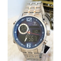 Relógio Masculino Tuguir AnaDigi Prata TG30250
