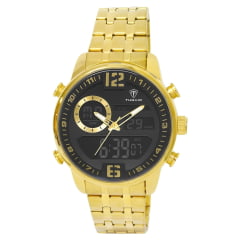 Relógio Masculino Tuguir AnaDigi Dourado TG30251