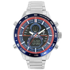 Relógio Masculino Tuguir AnaDigi Prata TG30272