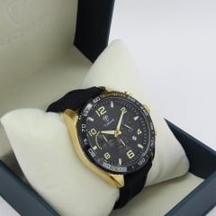 Relógio Masculino Tuguir Cronógrafo Dourado TG30254