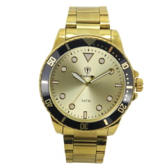 Atacado Relógio  Masculino Dourado Tuguir
