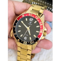Relógio Masculino Tuguir Dourado TG30439