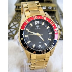 Relógio Masculino Tuguir Dourado TG30439