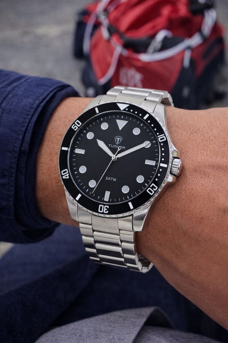 Relógio Masculino Tuguir Prata TG30183