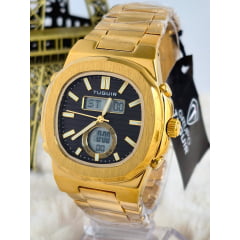 Relógio Tuguir Anadigi Dourado TG30332