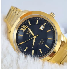 Relógio Banhado a Ouro VIP MH9097