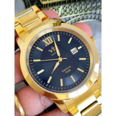 Relógio Banhado a Ouro VIP MH9097