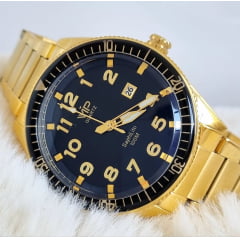 Relógio Banhado a Ouro VIP MH9232