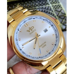 Relógio Banhado a Ouro VIP MH9325