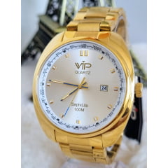 Relógio Banhado a Ouro VIP MH9325