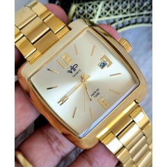 Relógio Banhado a Ouro VIP MHO2138C