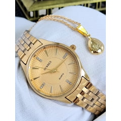 Relógio Feminino Dourado Newrex w4950lK2 - Cópia (1)
