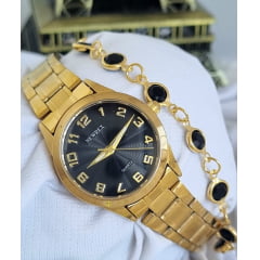 Relógio Newrex Feminino Dourado W1692LPK1
