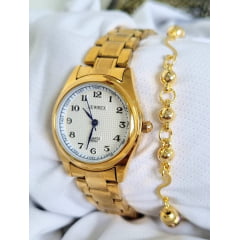 Relógio Newrex Feminino Dourado W1694lB