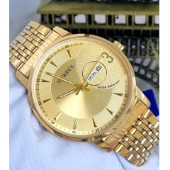 Relógio Newrex Feminino Dourado W4645GPD