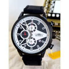 Relógio Cronógrafo Newrex Couro JR8976