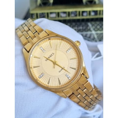 Relógio Feminino Dourado Newrex w4950l