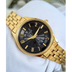 Relógio Newrex Femininino Banhado a ouro W4517lpp